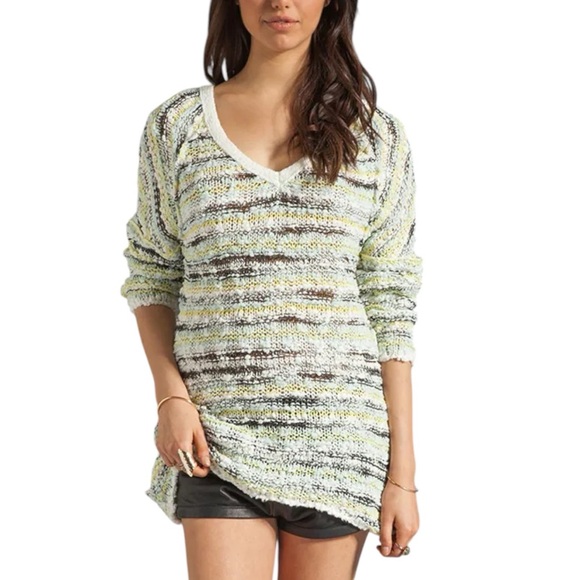 Free People V-neckline Pullover Sweater - Picture 1 of 7